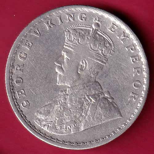BRITISH INDIA 1911 GEORGE V ONE RUPEE BEAUTIFUL SILVER COIN Price :- 2450 + 60 SHIPPING :-s2628