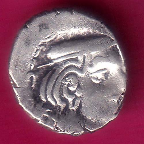 ANCIENT INDIA KSHATRAP DYNASTY KINGS PORTRAIT RARE SILVER COIN  - OO1089
