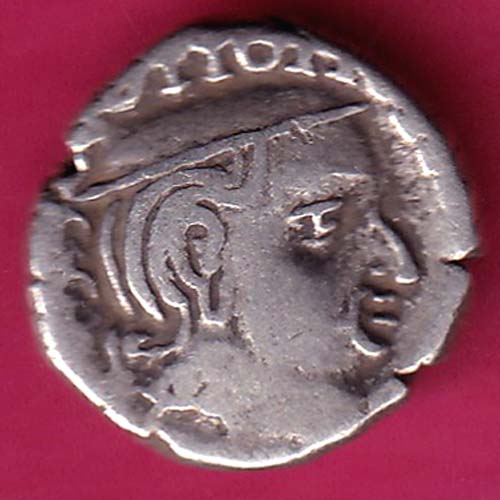 ANCIENT INDIA KSHATRAP DYNASTY KINGS PORTRAIT RARE SILVER COIN:- OO152