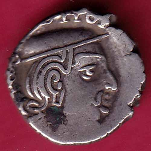 ANCIENT INDIA KSHATRAP DYNASTY KINGS PORTRAIT RARE SILVER COIN :- S2691