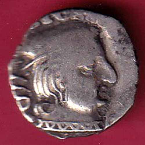 ANCIENT INDIA KSHATRAP DYNASTY KINGS PORTRAIT RARE SILVER COIN–VA971