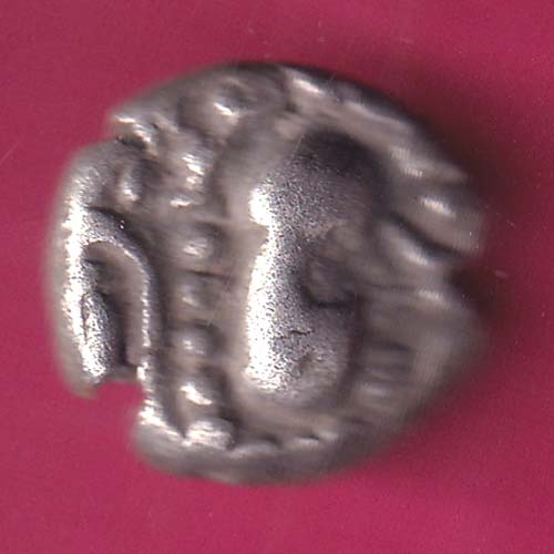 ANCIENT INDIA INDO SASSANAIN TYPE GADHAYA DYNASTY KING PORTRAIT RARE COIN -OO603