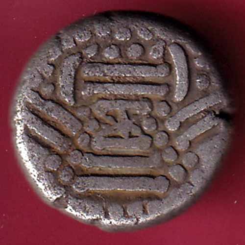 ANCIENT INDIA GADHAYA DYNASTY KING PORTRAIT RARE COIN :- S1193