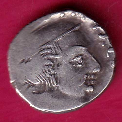 Ancient India Kshtrap Dynasty Kings Portrait Silver Coin–@HUB1898