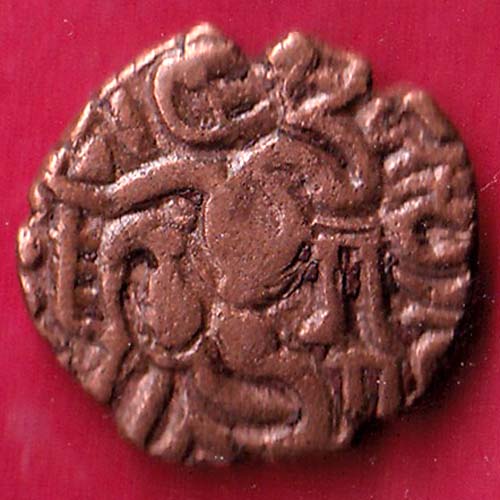 Chola dynasty Octopus Type Copper Coin– F1829