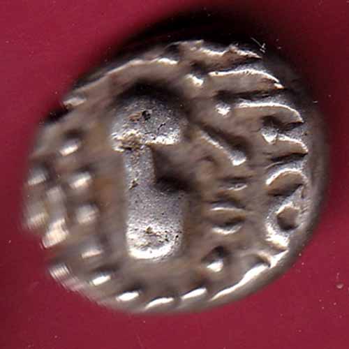 ANCIENT INDIA GADHAYA DYNASTY KING PORTRAIT COIN  - S1738