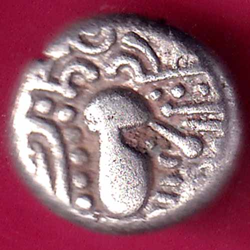 ANCIENT INDIA INDO SASSANAIN TYPE GADHAYA DYNASTY KING PORTRAIT RARE COIN:- OO401