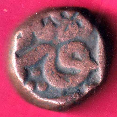 MUGHALS AKBAR 964-994 NARNOL MINT ONE DAM RARE COIN  :- OO991