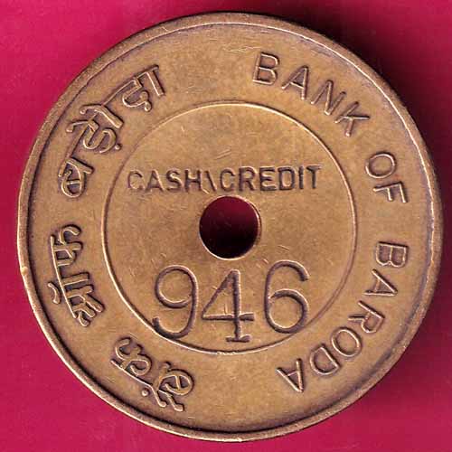 bank token :- bank of baroda - sayajigunj br.-OO582