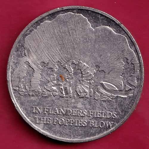 Elizabeth II  D.G. Regina Gibraltar 2021 One Crown In Flanders Fields The Poppies Blow  – S2055