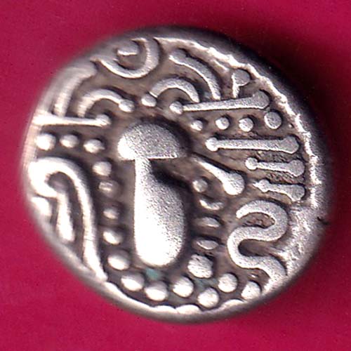 ANCIENT INDIA INDO SASSANAIN TYPE GADHAYA DYNASTY KING PORTRAIT RARE COIN:- OO337
