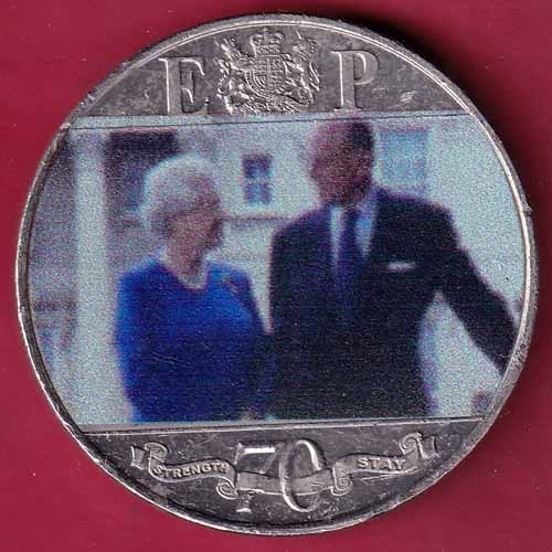 UNC Gibraltar  Elizabeth II One Crown 70th Wedding Anniversary  –@HUB2366