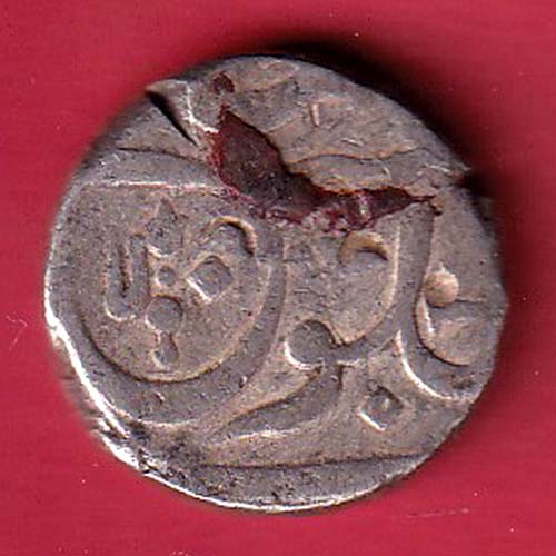Maratha Conf. Shah Alam II Poona mint One Rupee silver coin-oo4527