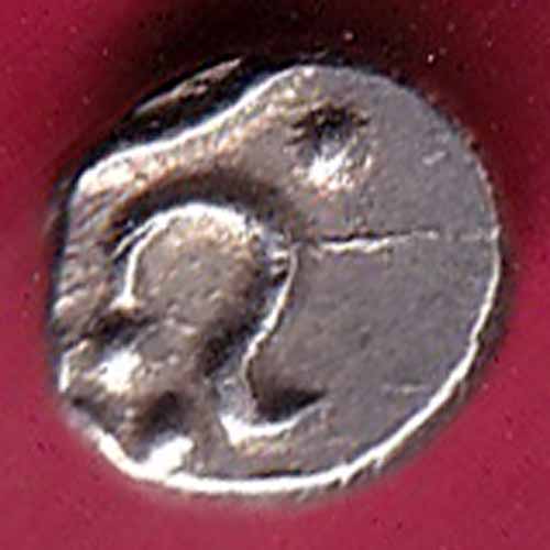 TRAVANCORE STATE RAJARAM VERMA IV SILVER CHUKRAM COIN  – S1863
