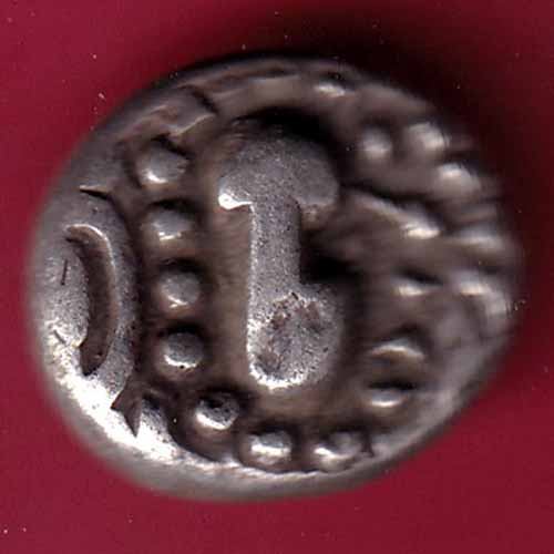 ANCIENT INDIA GADHAYA DYNASTY KING PORTRAIT COIN – S1038