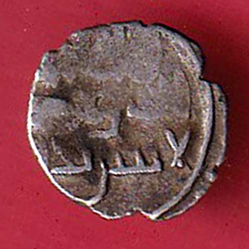 AMIR OF SINDH DAMMA RARE SMALL SILVER COIN  :- OO3680