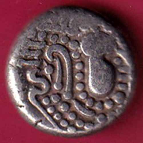 ANCIENT INDIA GADHAYA DYNASTY KING PORTRAIT COIN:- S2750