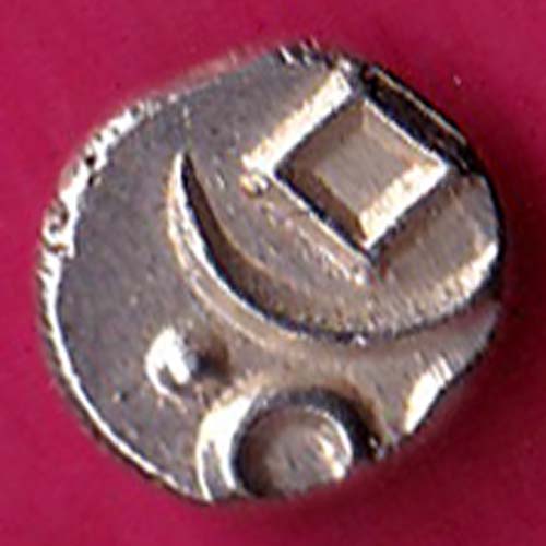 TRAVANCORE STATE RAJARAM VERMA IV SILVER CHUKRAM COIN  :- OO164