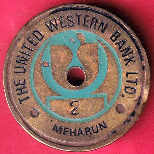 BANK TOKEN: THE UNITED WESTERN BANK LTD. MEHRUN- OO2849