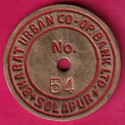 BANK TOKEN:-BHARAT URBAN CO-OP.BANK LTD SOLAPUR-GB92
