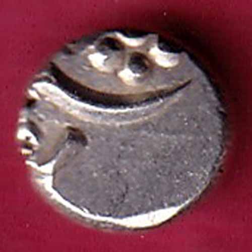 TRAVANCOR STATE RAJARAM VERMA IV SILVER CHUKRAM COIN - S1478