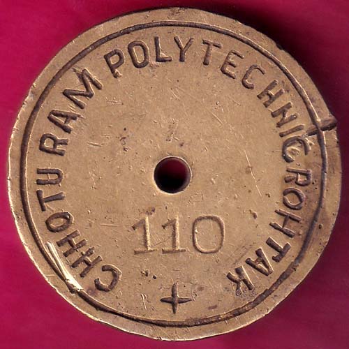 TOKEN: Chhotu Ram Polytechnic Rohtak 110–@HUB3564