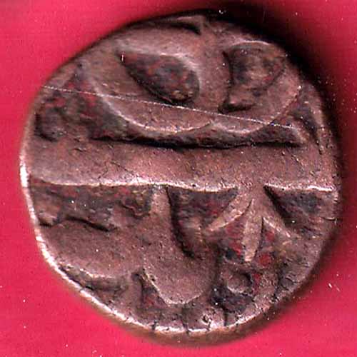 Ahmednagar sultanate nizam shahi falus copper coin –@HUB2072