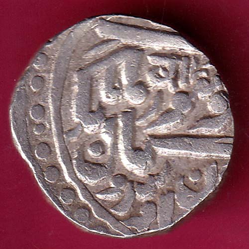 Jodhpur State 1929-1953 Sri Mataji One Rupee Rare Silver:- OO209