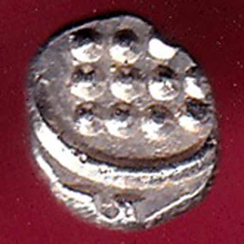 TRAVANCOR STATE RAJARAM VERMA IV SILVER CHUKRAM COIN - S1435