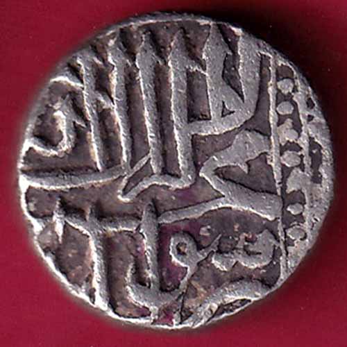 MUGHALS MOHD. AKBAR MAHMUDI SILVER COIN–@HUB2211
