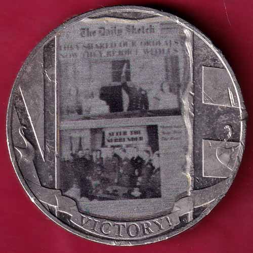 Elizabeth II D.G. Regina Gibraltar 2020 One Crown :- S2501
