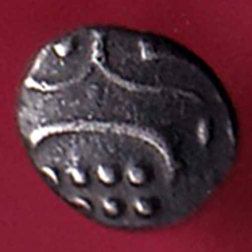 TRAVANCOR STATE RAJARAM VERMA IV SILVER CHUKRAM COIN –@HUB1662