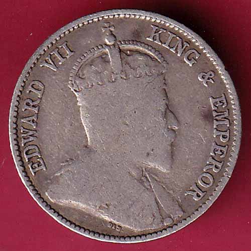 TEN CENTS 1902 EDWARD VII KING & EMPEROR–@HUB1766