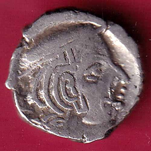 ANCIENT INDIA KSHATRAP DYNASTY KINGS PORTRAIT RARE SILVER COIN – S2123