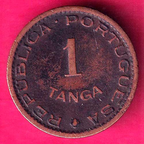 REPUBLICA PORTUGUESA 1952 ESTADO ONE TANGA RARE COIN:- OO352