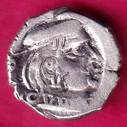 ANCIENT INDIA KSHATRAP DYNASTY KING PORTRAIT RARE SILVER COIN:- OO487