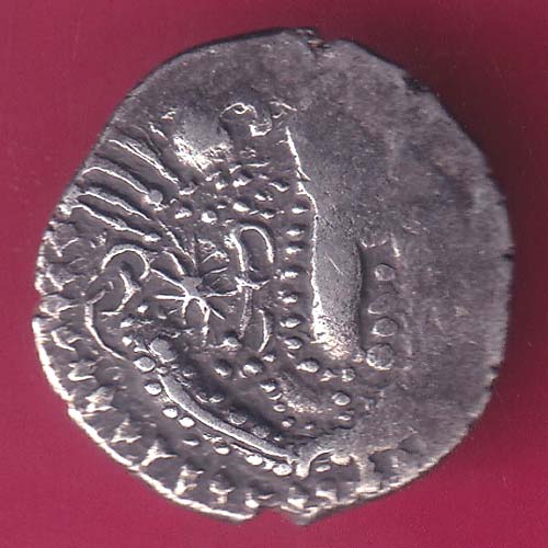 ANCIENT INDIA INDO SASSANIAN SRI HA SERIES RAJASTHAN RARE SILVER COIN -OO605