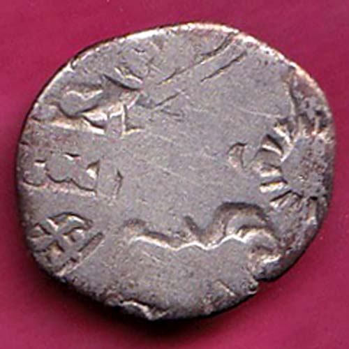 ANCIENT INDIA MAURYAN PERIOD ANIMAL STANDING MAGADHDYNASTY SILVER PUNCHMARK–@HUB4607
