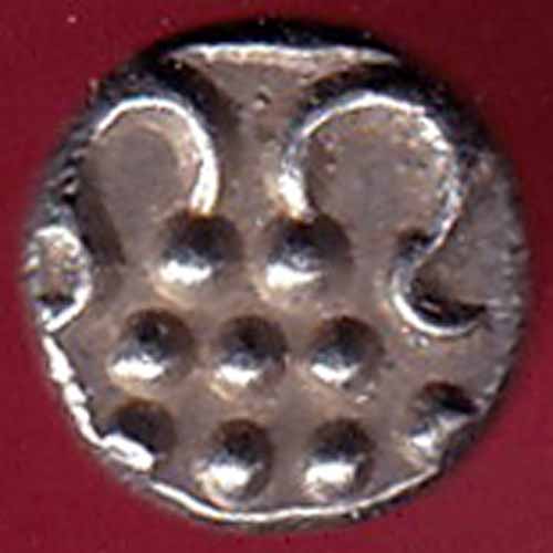 TRAVANCOR STATE RAJARAM VERMA IV SILVER CHUKRAM COIN - S1678