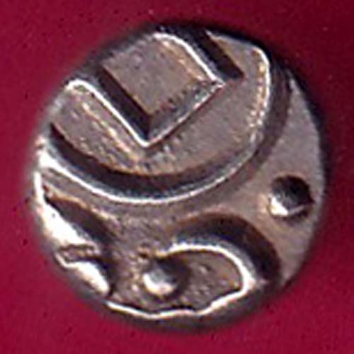 TRAVANCORE STATE RAJARAM VERMA IV SILVER CHUKRAM COIN–@HUB2018