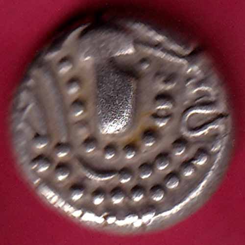 ANCIENT INDIA GADHAYA DYNASTY KING PORTRAIT COIN  – S1051
