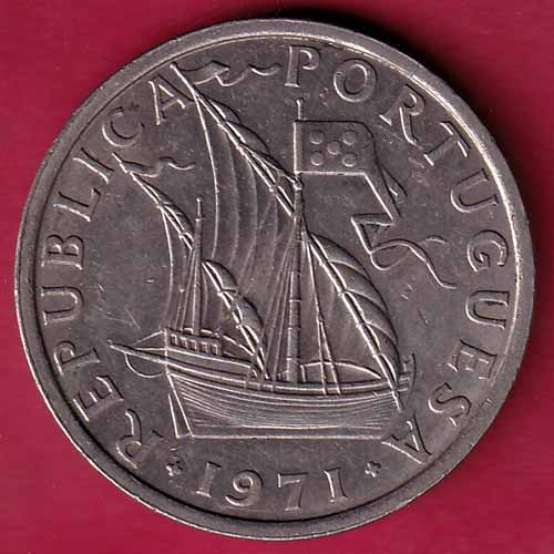 Republica Portuguesa 1971 / 10 Escudo :- S2171