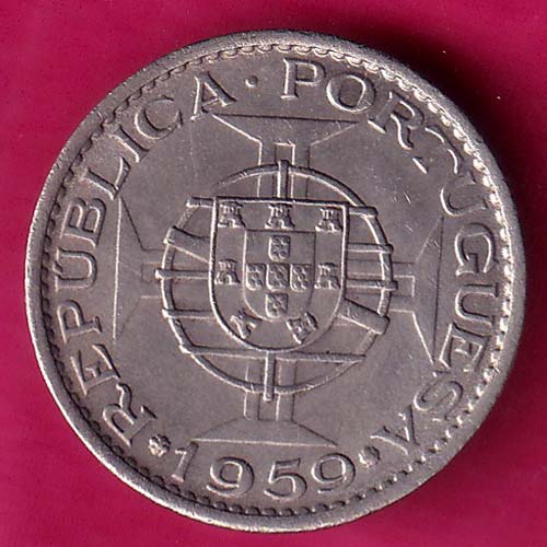 Portuguese India 60 Centavos 1959–@HUB4348