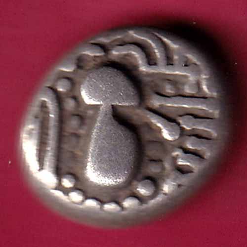 ANCIENT INDIA GADHAYA DYNASTY KING PORTRAIT COIN –@HUB1521