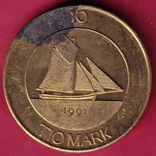 Aland Tio Daler 10 Tio Mark :-S2534