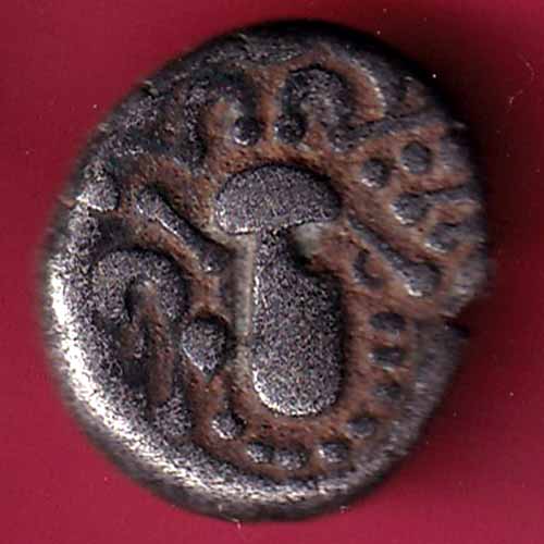 ANCIENT INDIA GADHAYA DYNASTY KING PORTRAIT COIN  – S1024