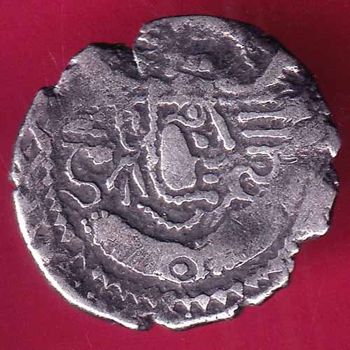 ANCIENT INDIA INDO SASSANIAN SRI HA SERIES RAJASTHAN RARE SILVER COIN -OO587