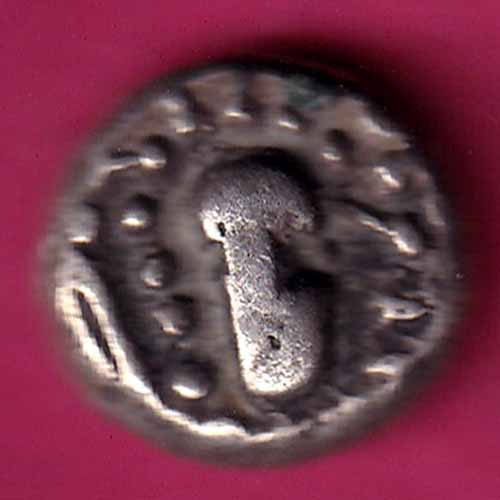 ANCIENT INDIA GADHAYA DYNASTY KING PORTRAIT COIN –VA170