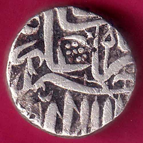 MUGHALS MOHD. AKBAR MAHMUDI SILVER COIN–@HUB3834