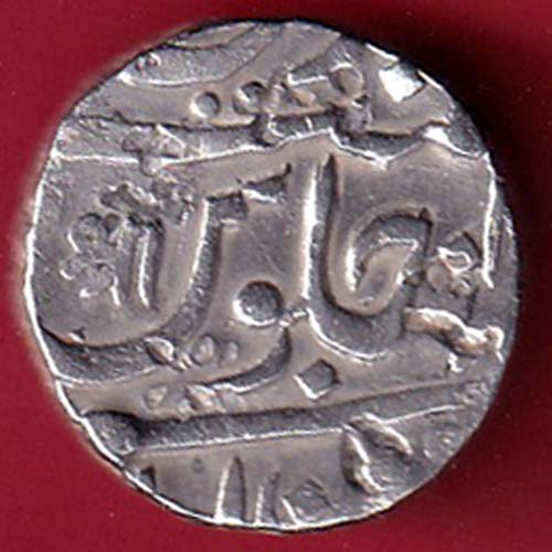 MARATHA CONF. CHAKAN MUMINABAD MINT ONE RUPEE SILVER COIN – oo5713